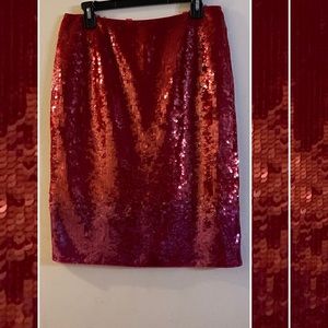 Lafayette 148 New York Sequin Skirt